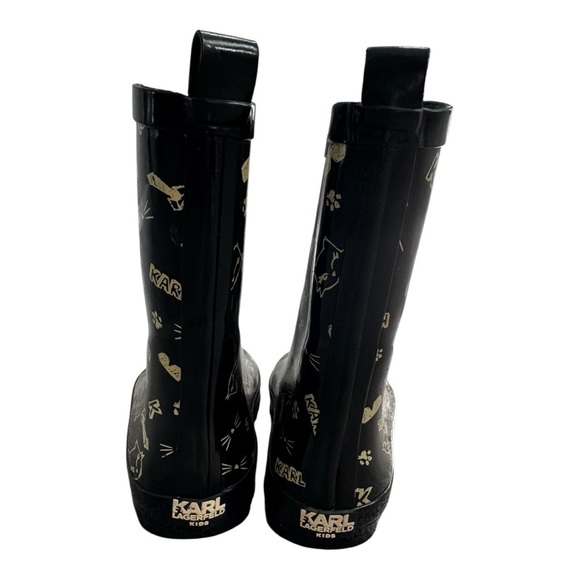 KARL LAGERFELD Kids Rain Boots Size 7 - Picture 3 of 6